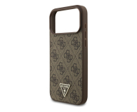 Guess 4G Strap Triangle Logo MagSafe do iPhone 17 Pro Max brązowy - 1365512 - zdjęcie 4